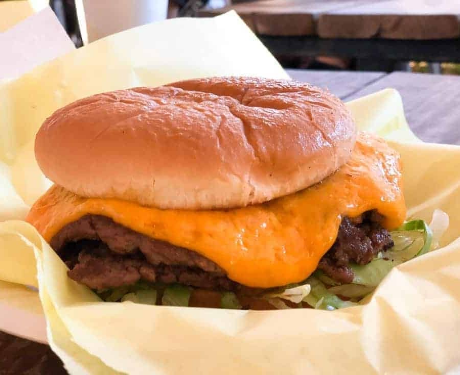 a macho cheddar cheezy burger chris madrids in san antonio