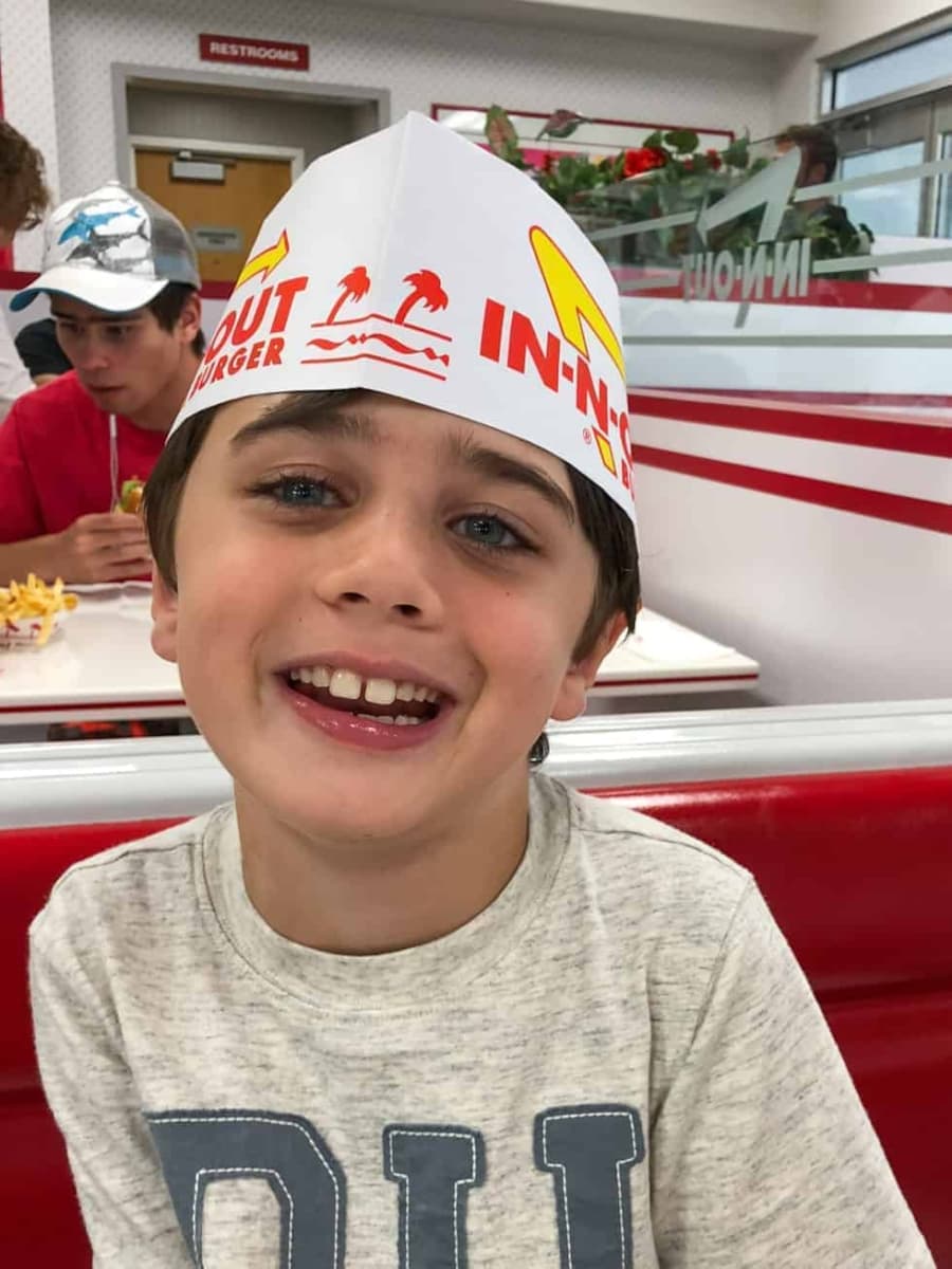 the kids loved in-n-out burgers san antonio