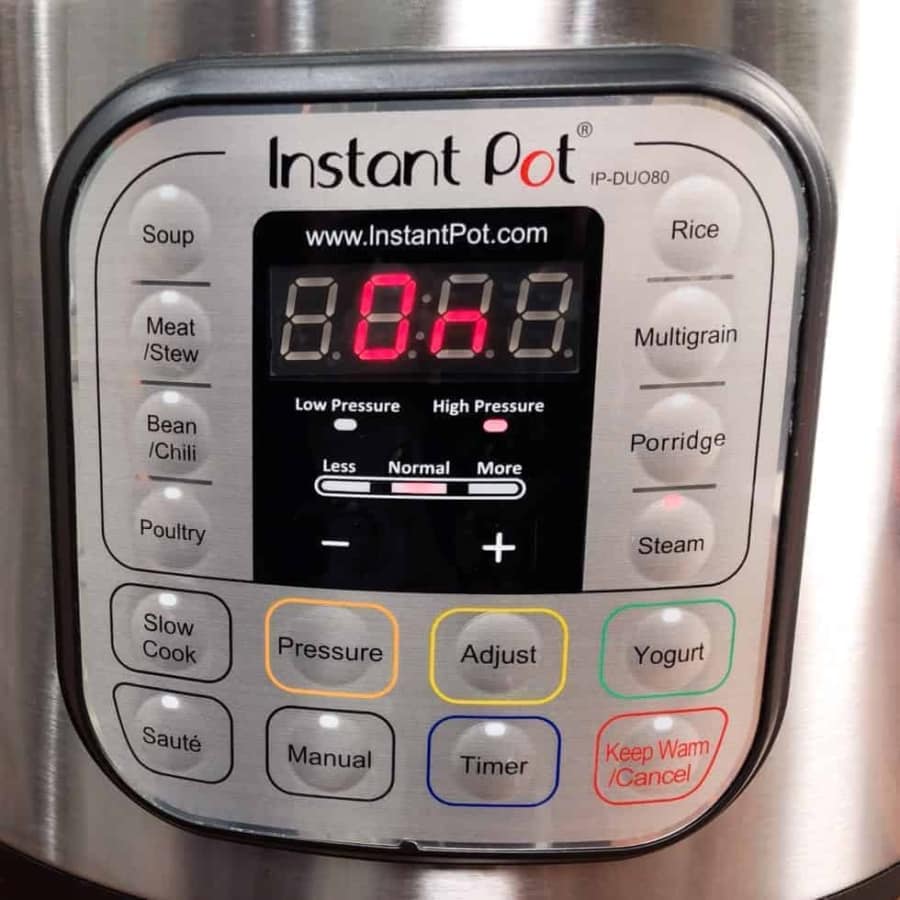 performing the water test in the instant pot