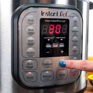 adjusting the saute heat level on the instant pot