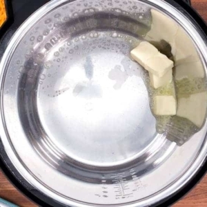 melting butter in the instant pot