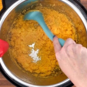 cooking butternut squash in the instant pot until it is soft