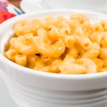 a bowl of butternut mac and cheese