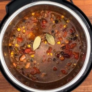 cooking the best instant pot taco soup recipe