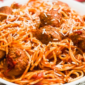 instant pot spaghetti and meatballs