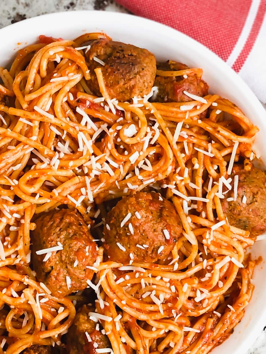 spaghetti and meatballs