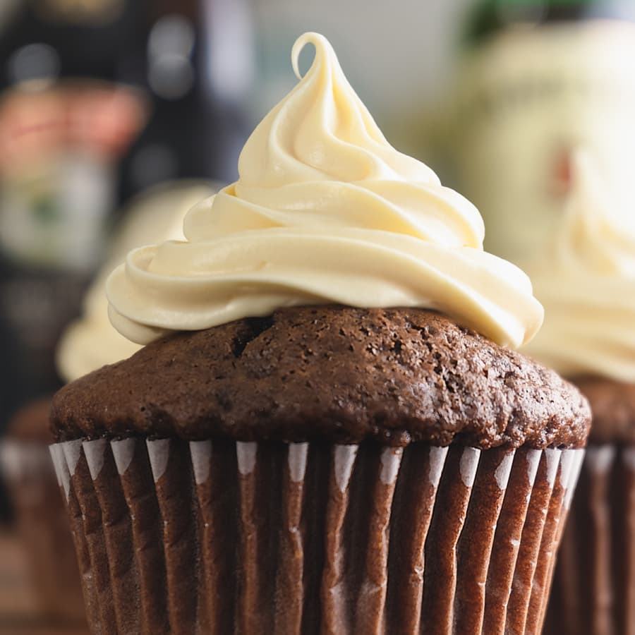 an irish car bomb cupcake