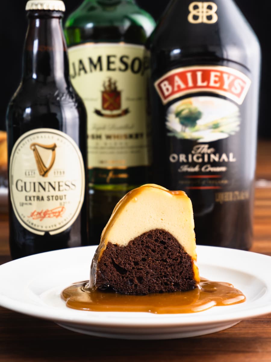 instant pot irish car bomb chocoflan