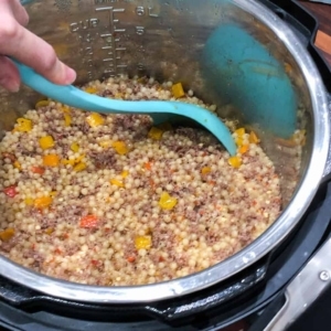 making couscous in the electric pressure cooker