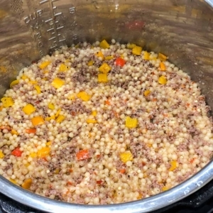 making pearl couscous in the instant pot