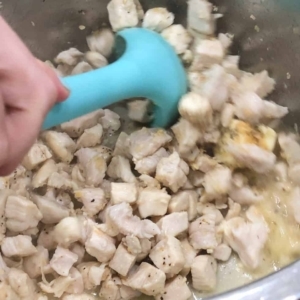 cooking cubed chicken in the instant pot