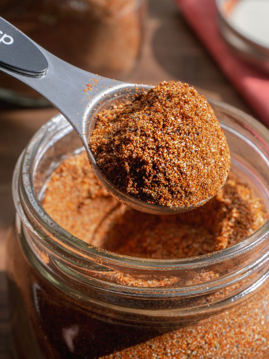 a tablespoon of homemade taco seasoning