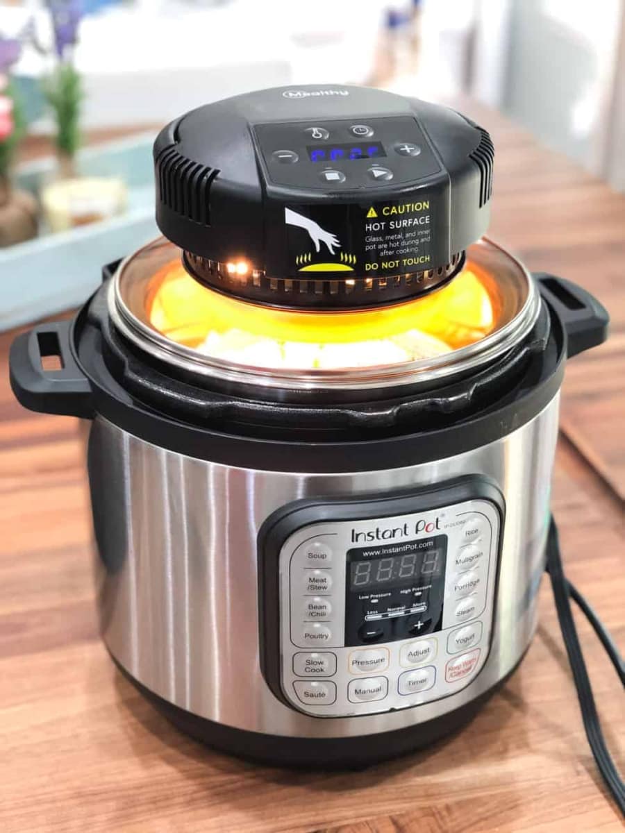 Mealthy CrispLid User Guide  Convert your Instant Pot into an Air