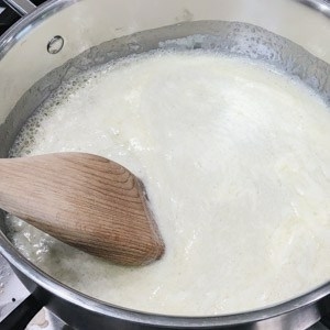 melting butter on the stove