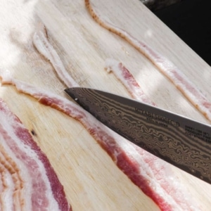 slicing bacon length wise