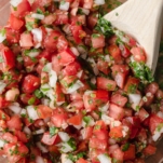 homemade pico de gallo