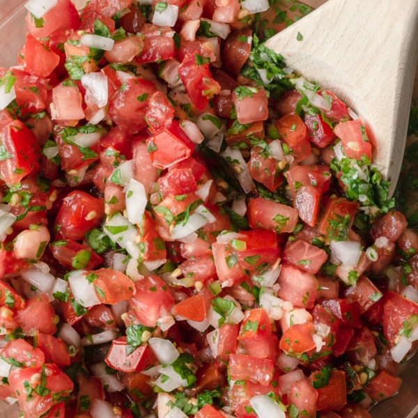 homemade pico de gallo