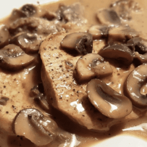 pork chops in mushroom gravy