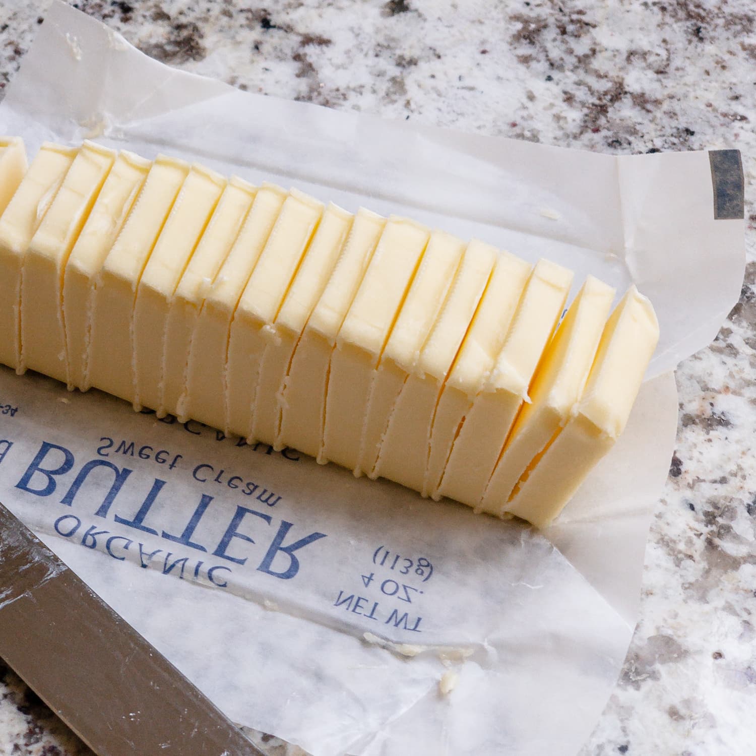 stick of unsalted butter cut into small slices