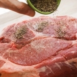 seasoning chuck roast to make french dip