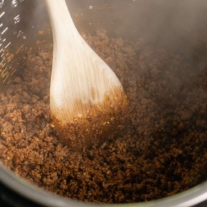 seasoned ground beef in the instant pot