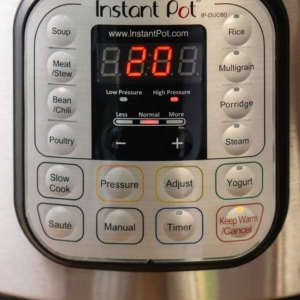 using the chili function on the instant pot to make chili