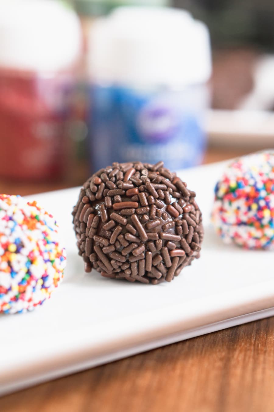 homemade chocolate brigadeiros