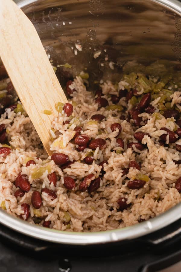 Instant Pot Red Beans and Rice One Happy Housewife
