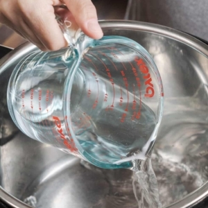 pouring water into the instant pot