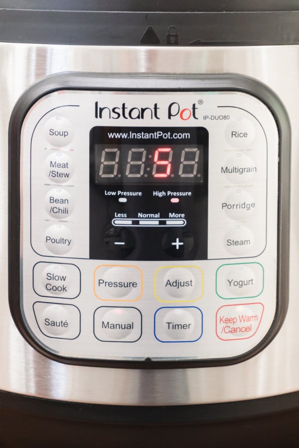 Instant Pot Beef and Bowtie Pasta One Happy Housewife