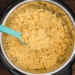 macaroni and cheese made with cream of mushroom soup in the instant pot