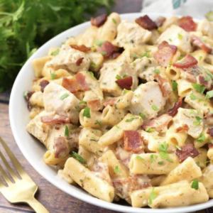 bacon ranch pasta