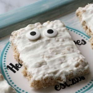 rice krispy mummies