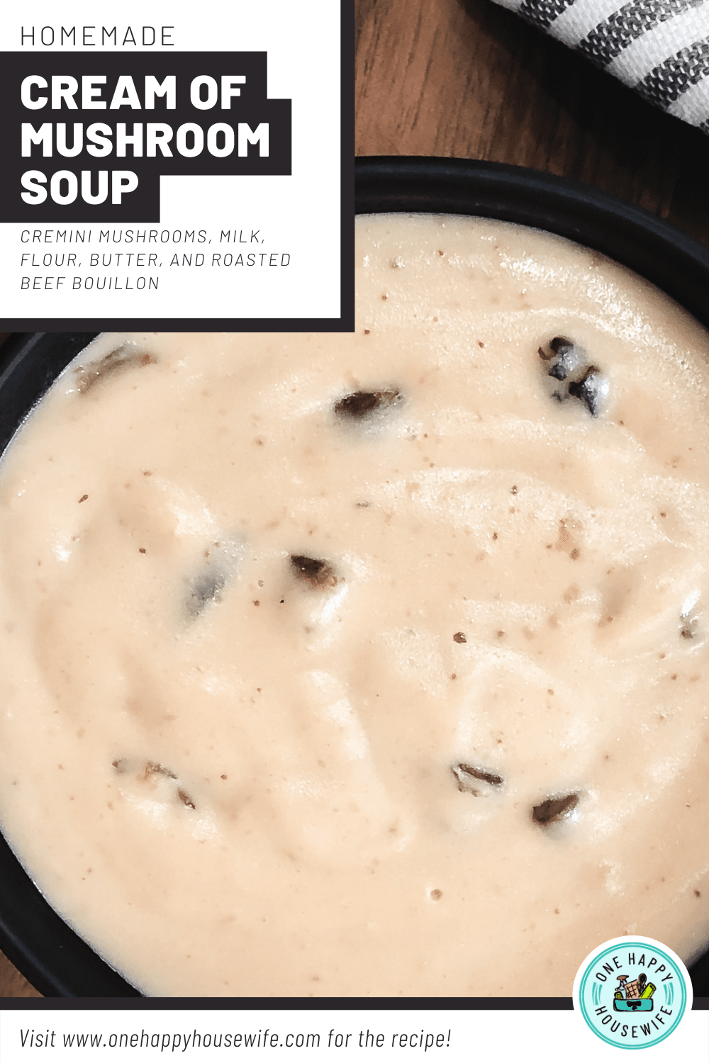 homemade cream of mushroom soup