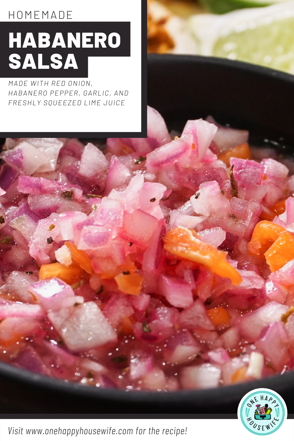 homemade habanero salsa