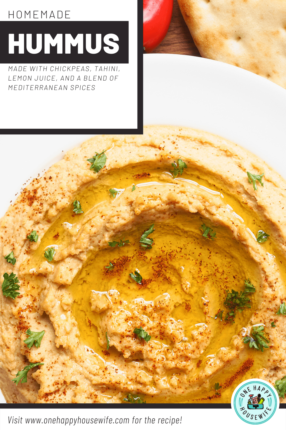 homemade hummus