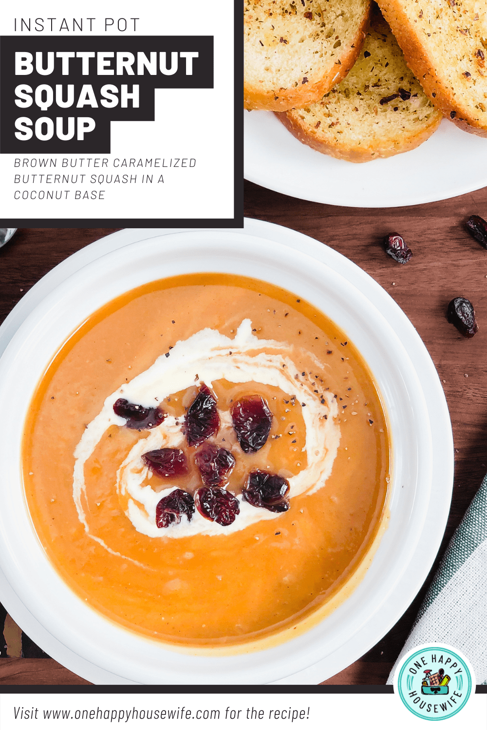 instant pot butternut squash soup