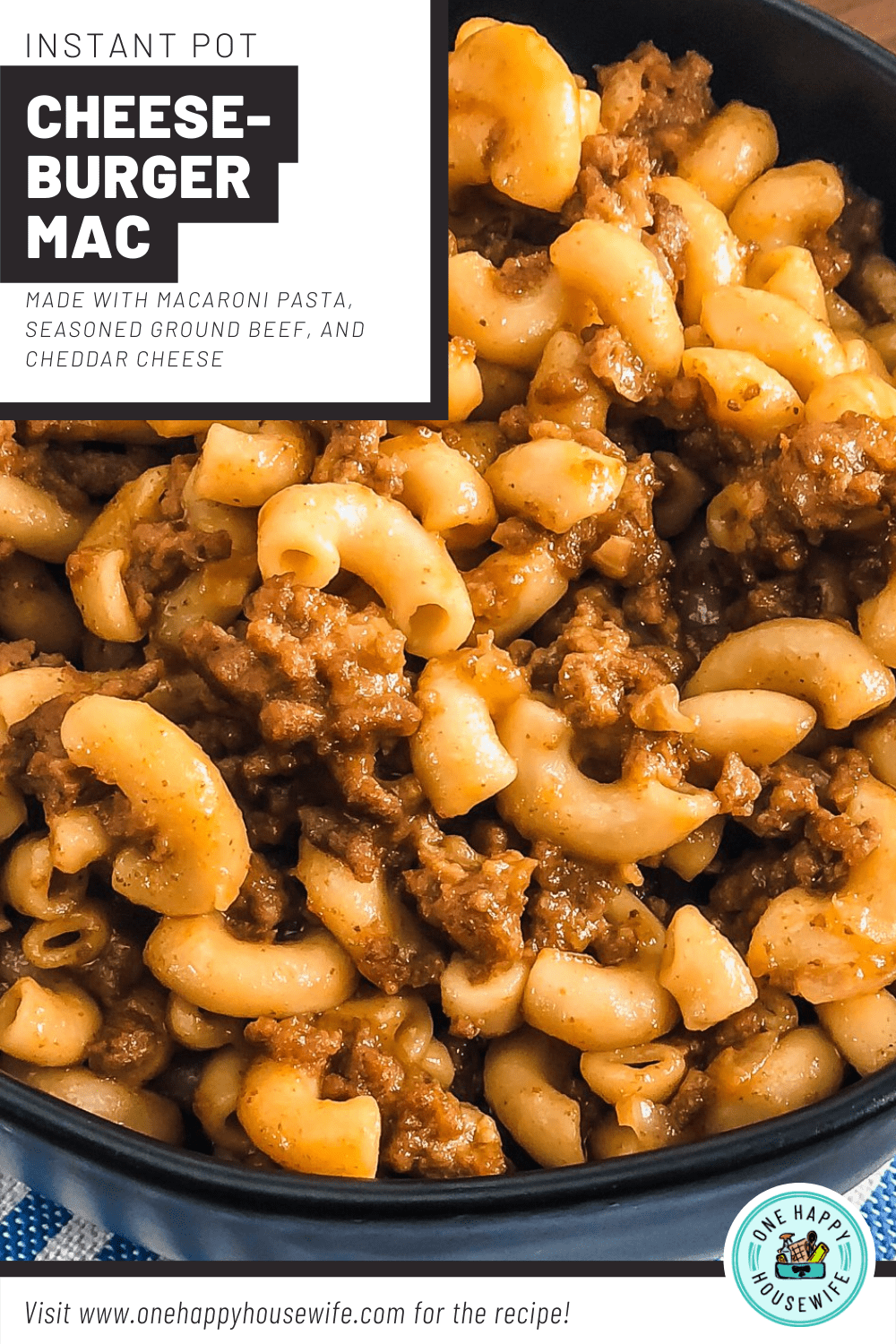 instant pot cheeseburger mac