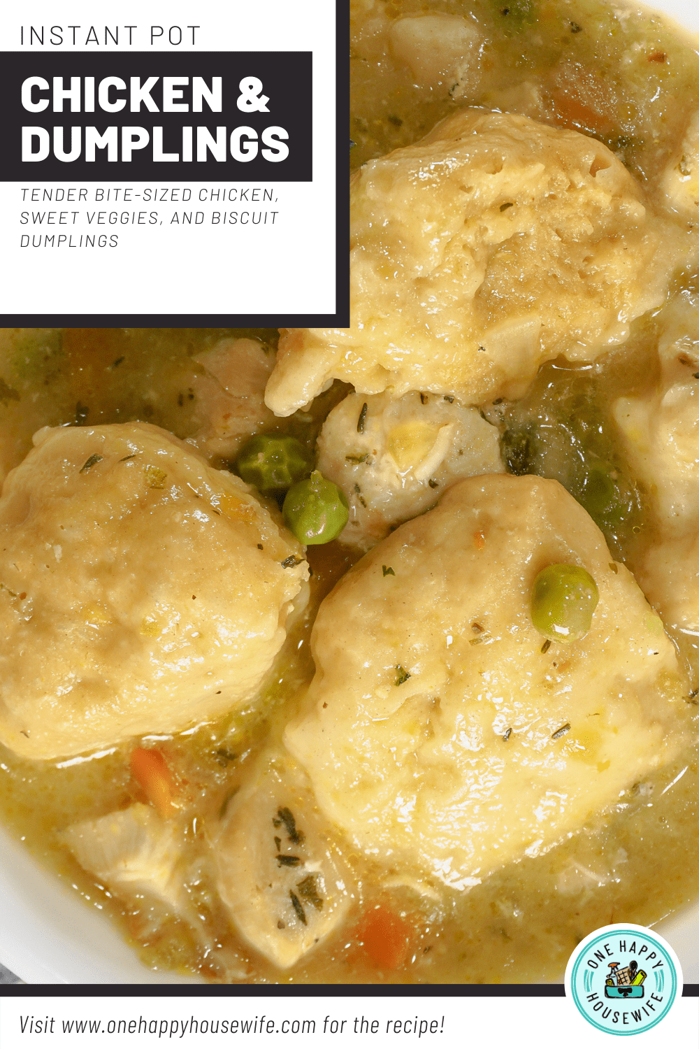 instant pot chicken and dumplings