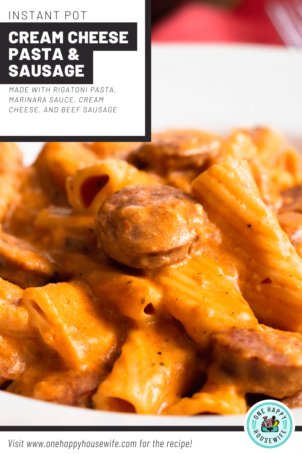 instant pot cream cheese pasta and sausage