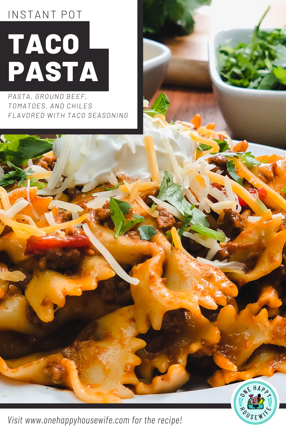 instant pot taco pasta