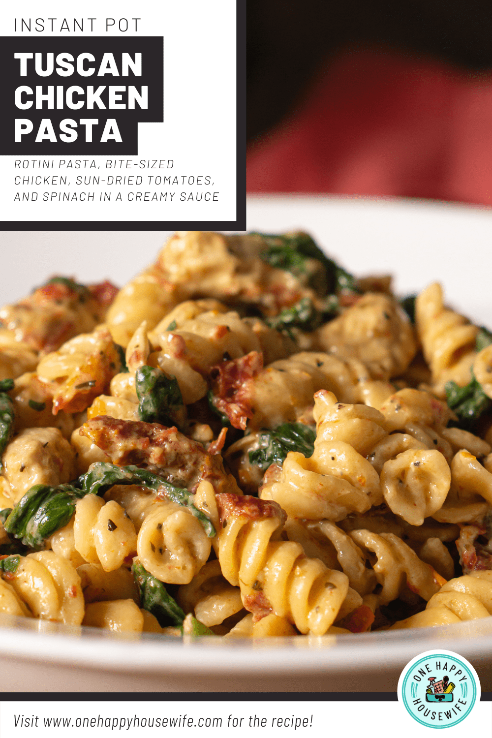 instant pot tuscan chicken pasta