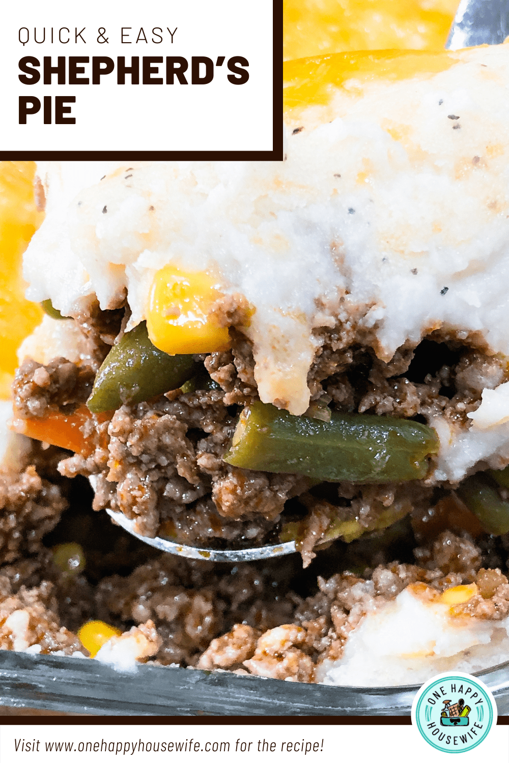 quick and easy shepherds pie