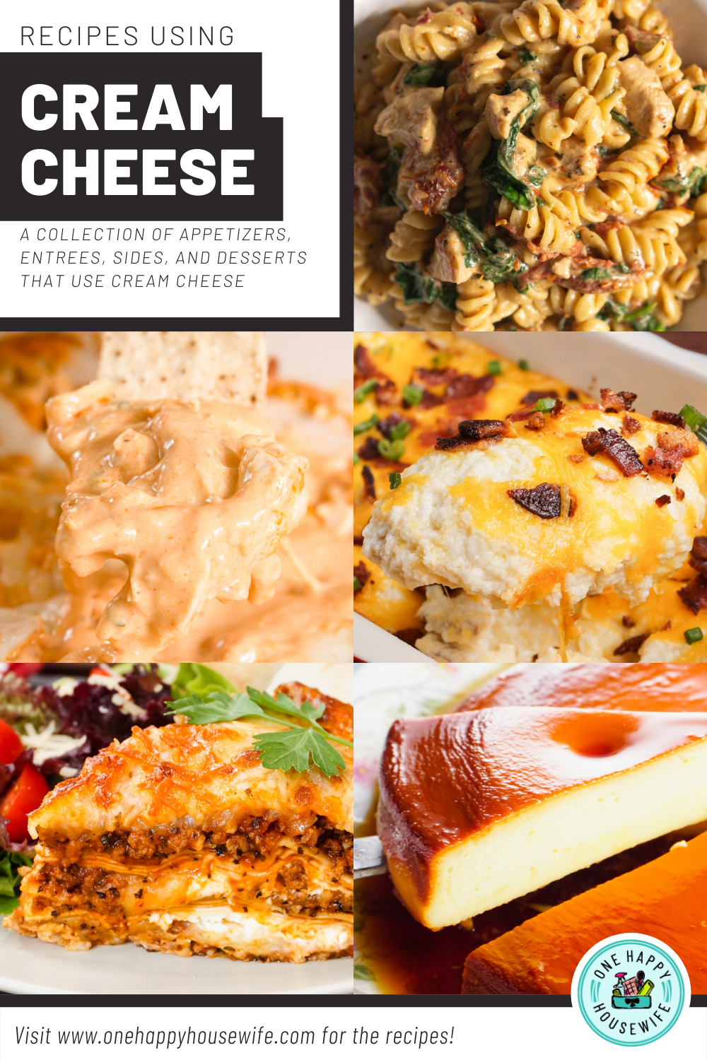 recipes using cream cheese
