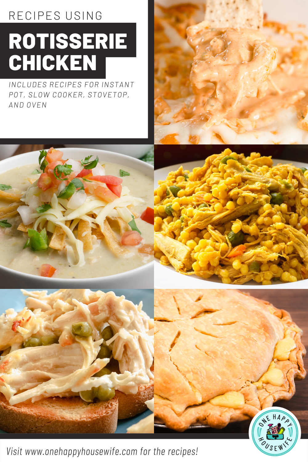 recipes using rotisserie chicken