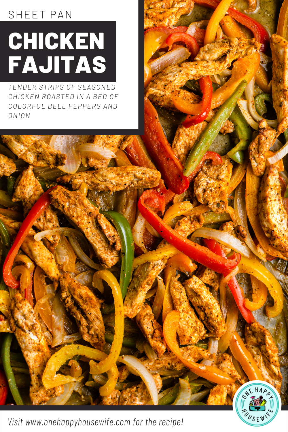 sheet pan chicken fajitas