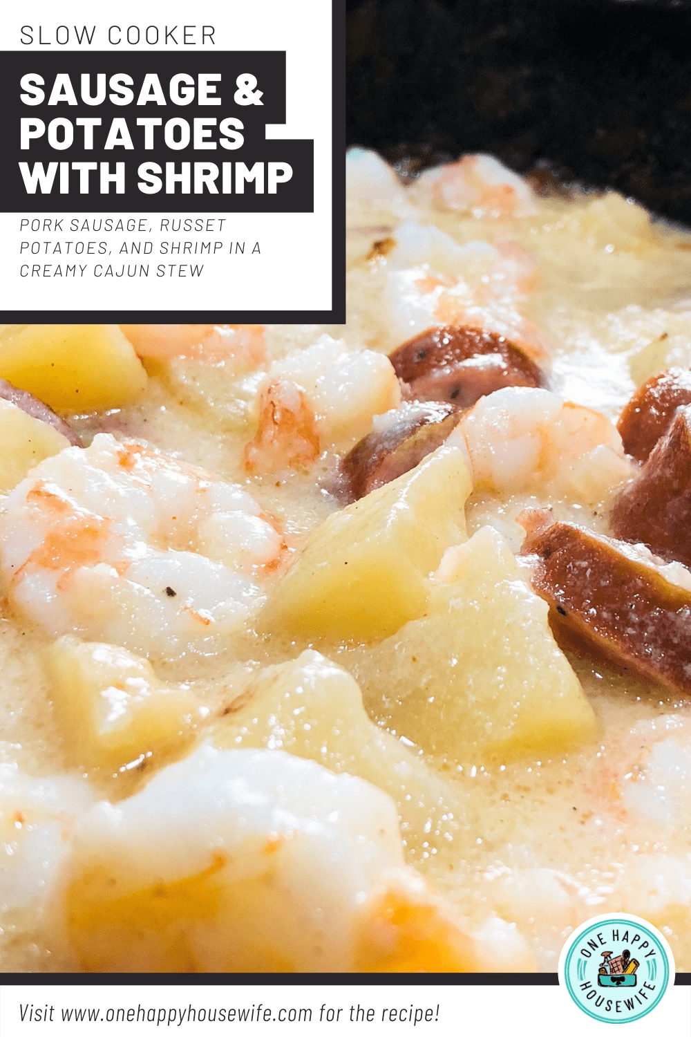 slow cooker sausage and potatoes with shrimp