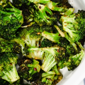 air fryer roasted broccoli