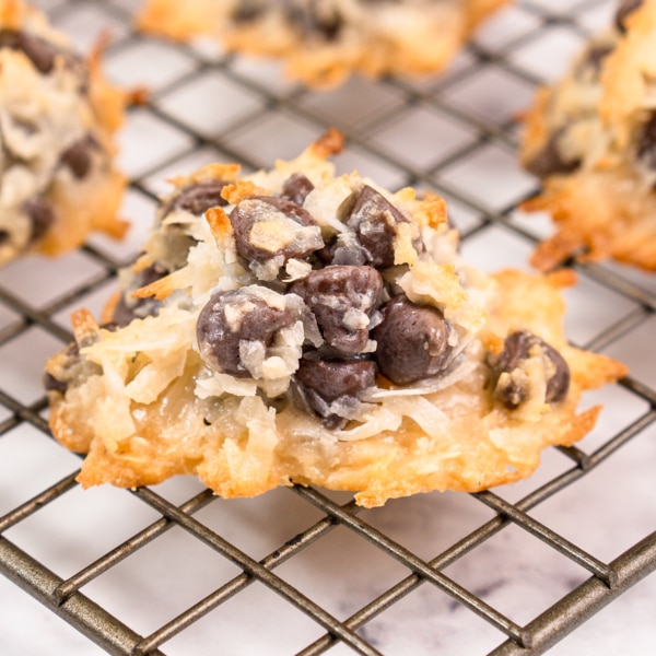 chocolate chip coconut macaroons