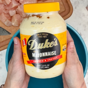 a jar of mayonnaise